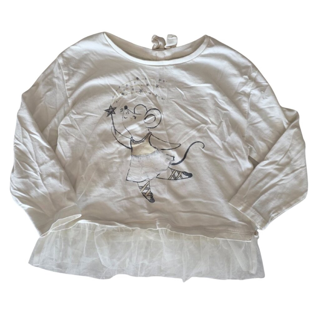 Carter's 3D Mouse Shirt Girls Size 5T